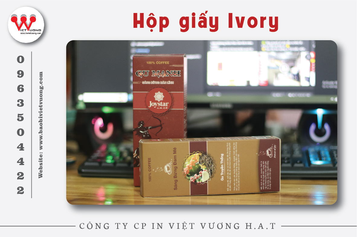 IN VIỆT VƯƠNG IN HỘP ĐỰNG CÀ PHÊ GIÁ RẺ, CHUYÊN NGHIỆP TẠI TPHCM 2024